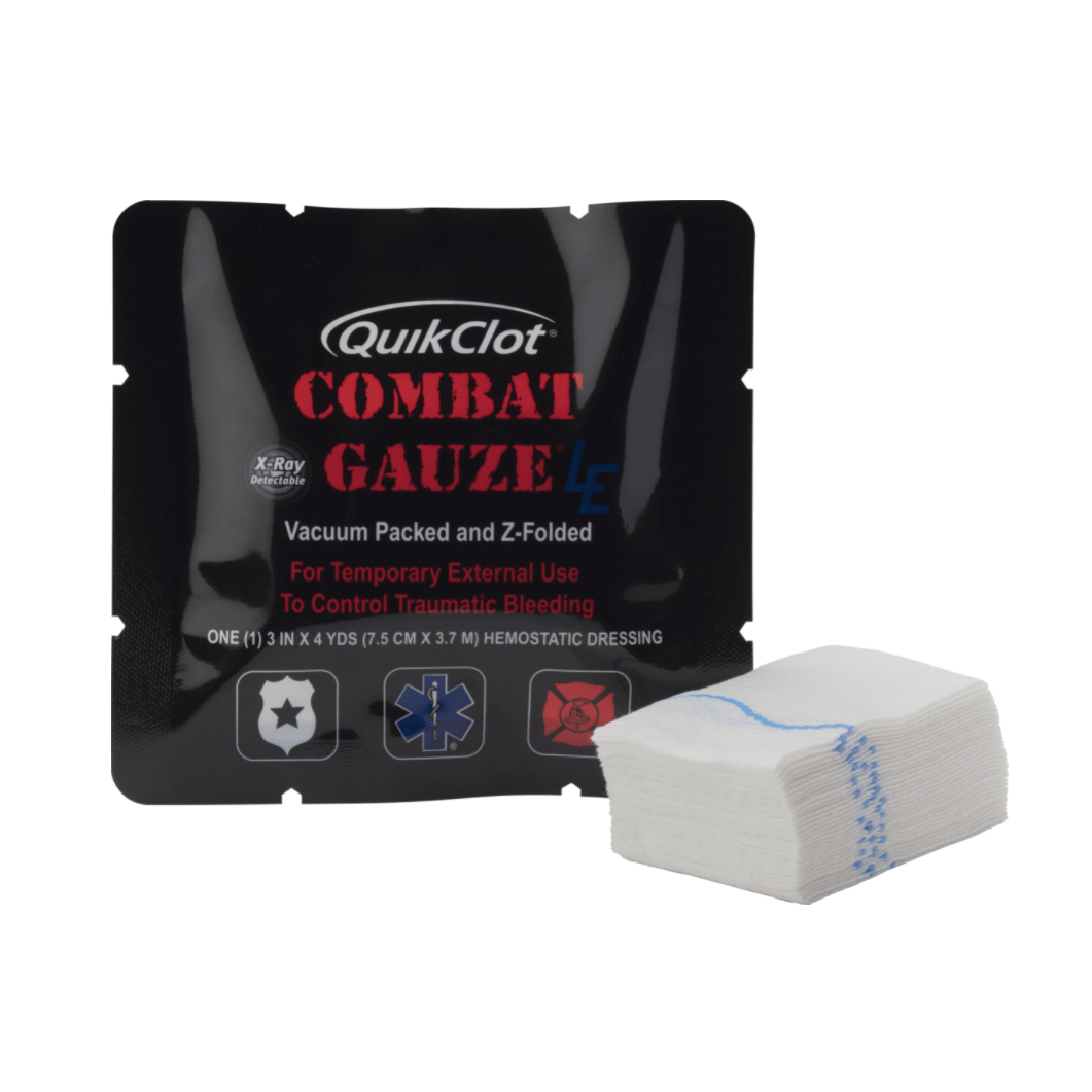 Z-Medica-Z-Medica® QuikClot® Combat Gauze™ LE, Z-Fold, 3” x 4yd-MedTech-1